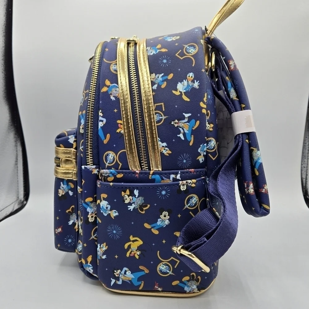 Loungefly Walt Disney World 50th Anniversary Celebration Backpack